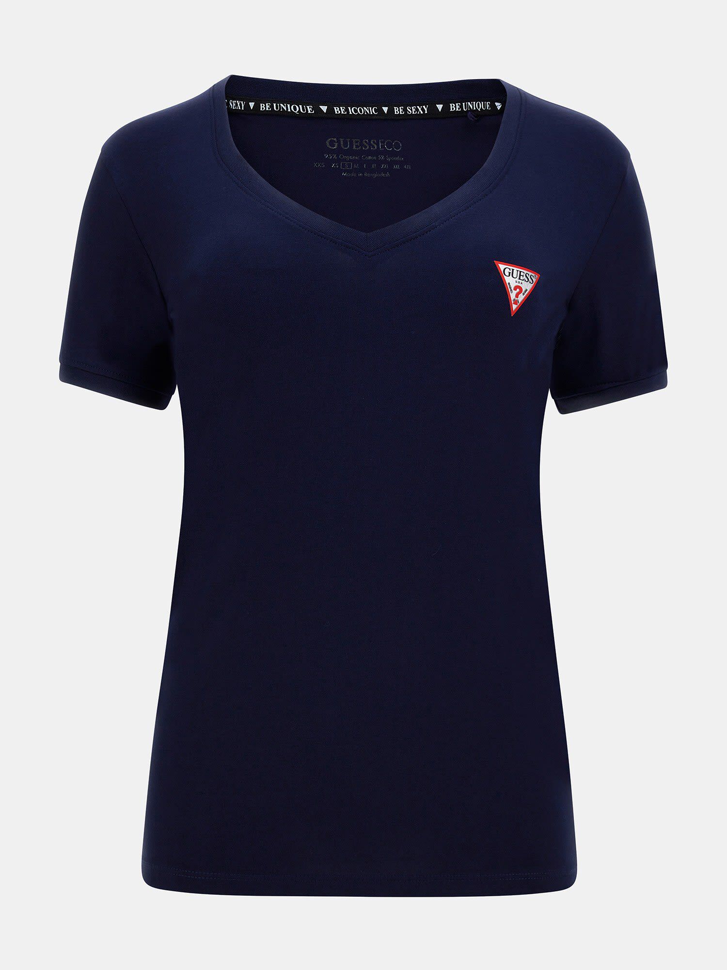 Shop GUESS Online V neck t shirt