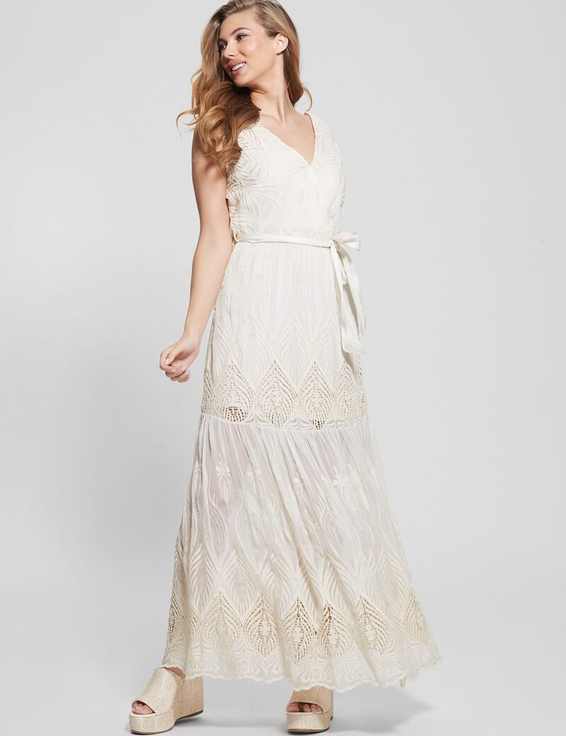 Silk Blend Long Dress