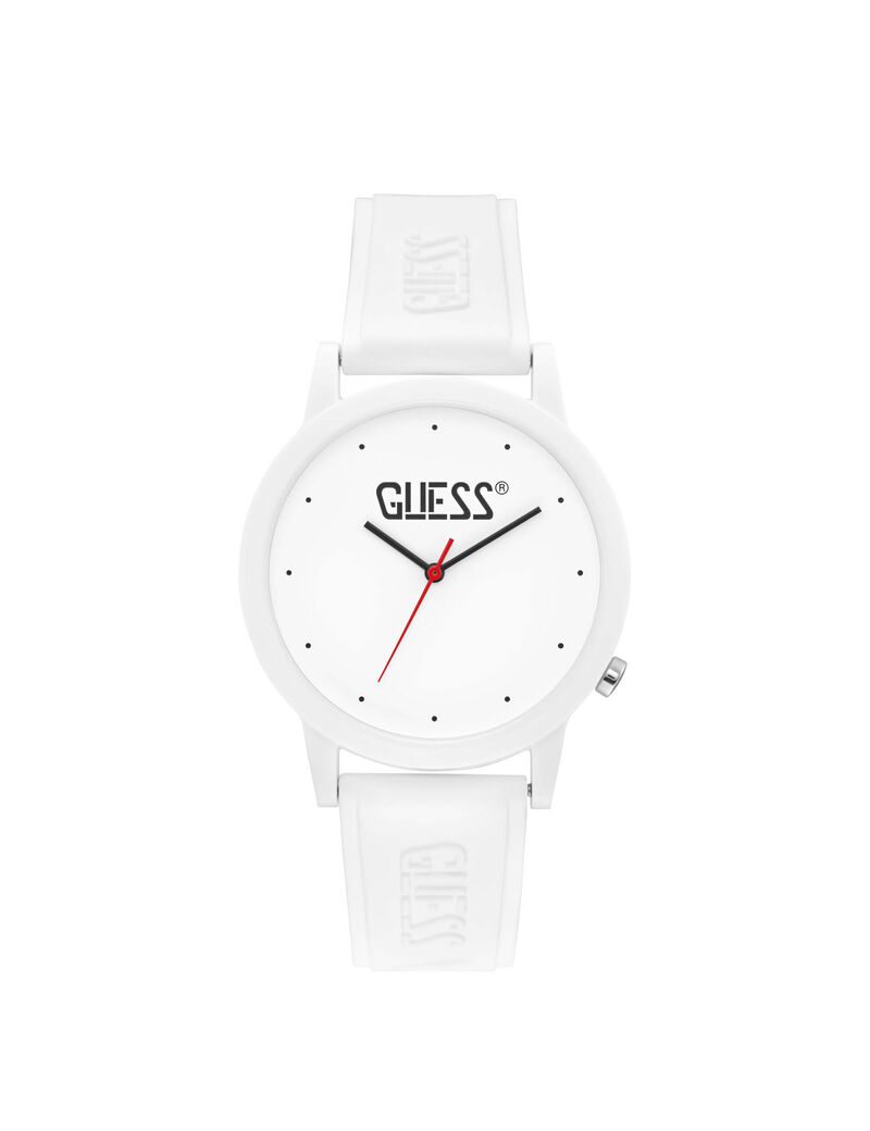 White Logo Watch
