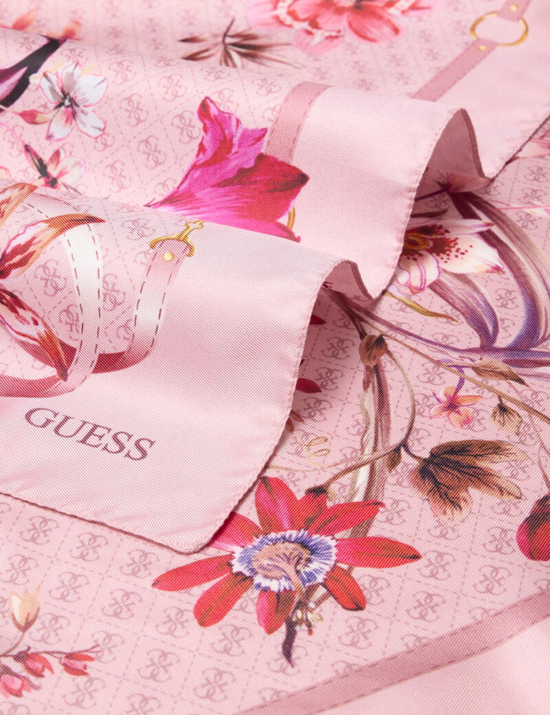 guess floral print foulard