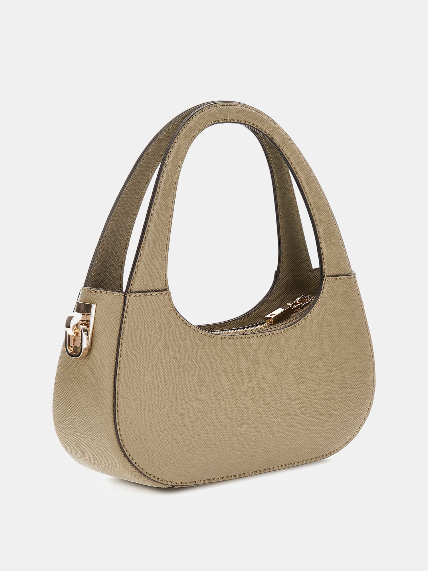 Shop GUESS Eco Jazlynn saffiano hobo, Green | GUESS EGY