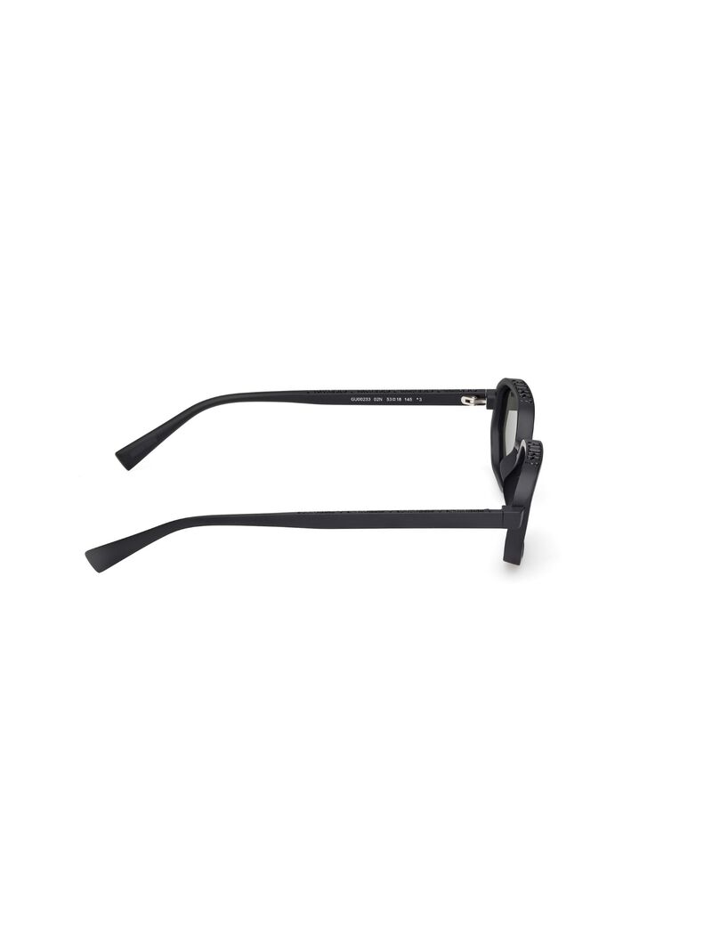 Geometric full rim sunglasses