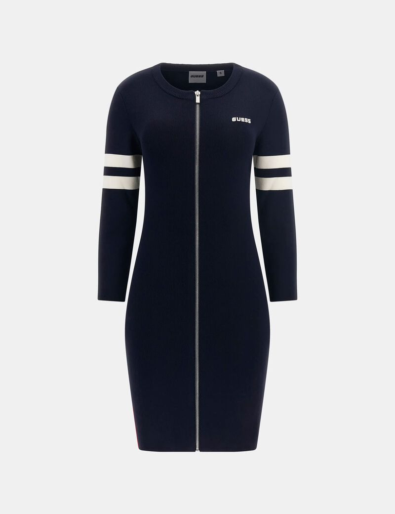 Zip mini dress
