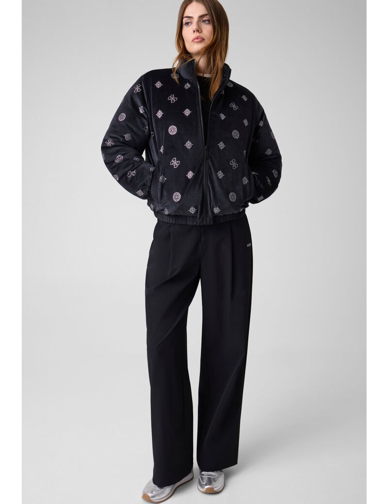 جيس amalia allover peony puffer jacket