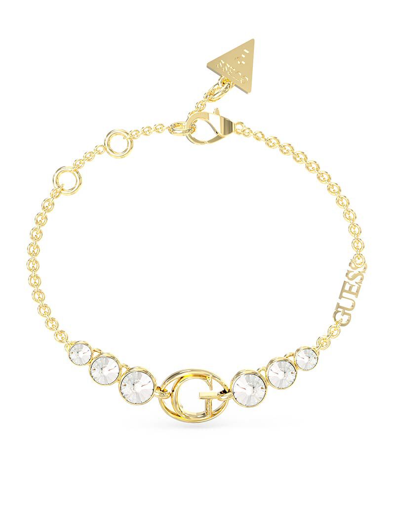 G Logo Clear Stone Sizes Bracelet