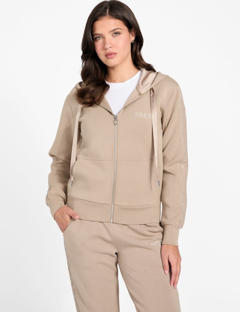 Scuba sweatshirt with hoodie