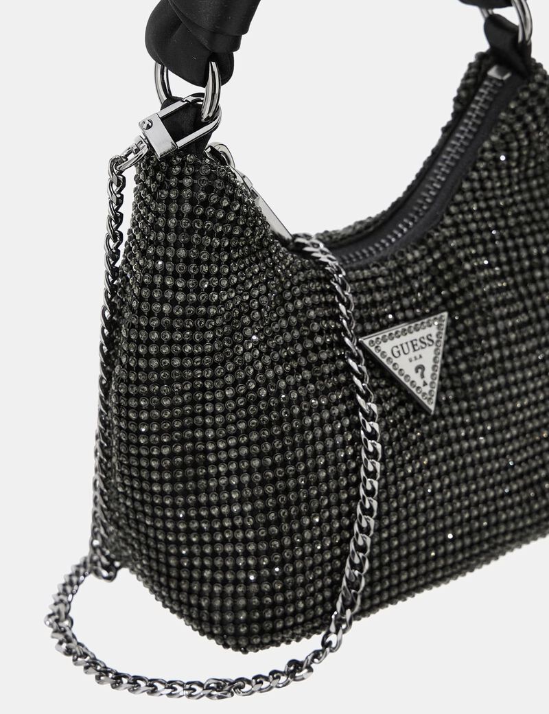 Lua rhinestone-detailed mini handbag