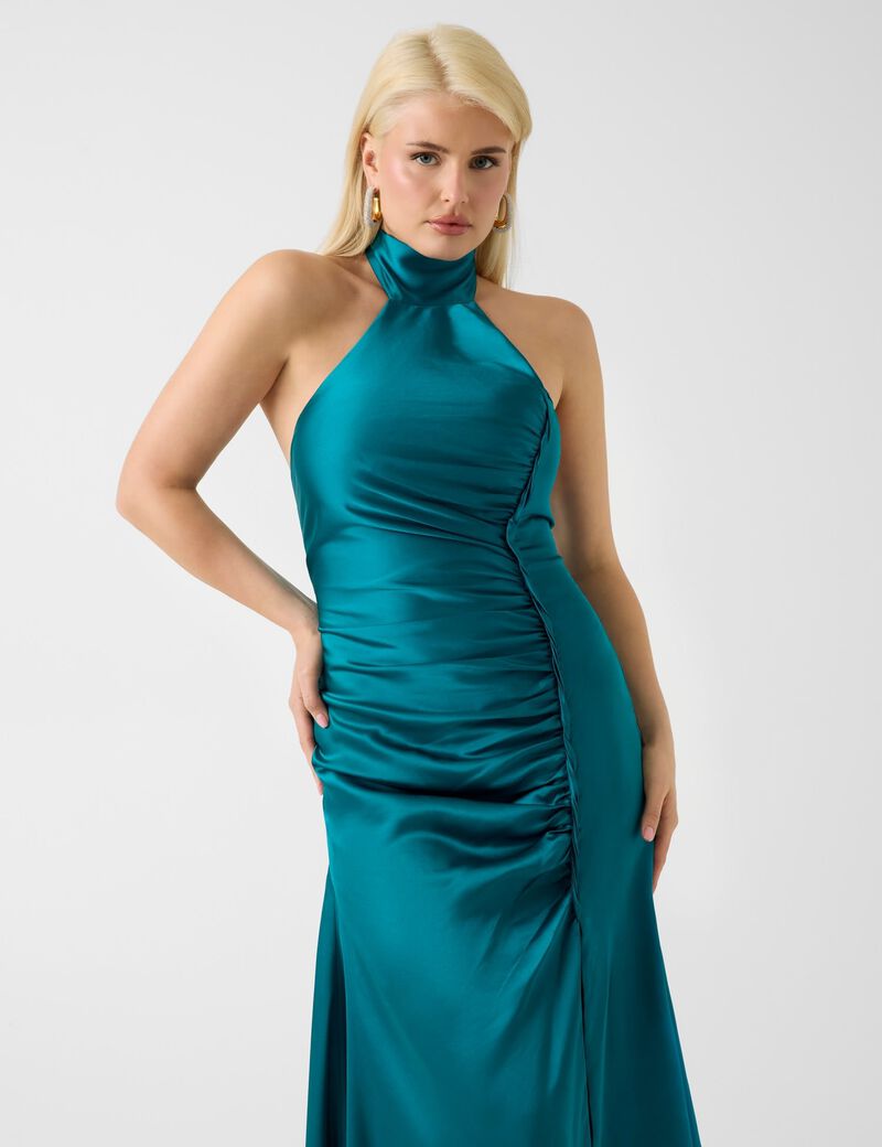 جيس marciano halter neck midi dress