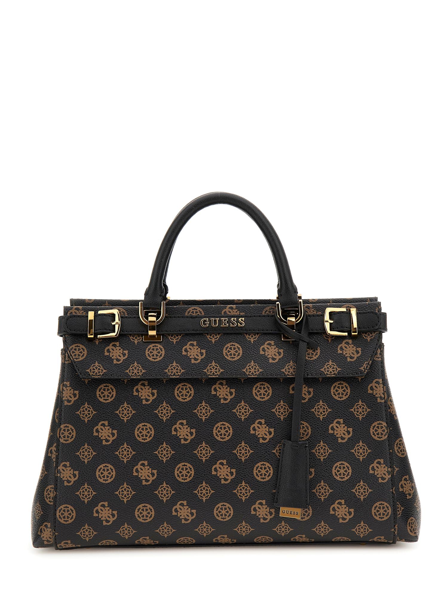 Shop GUESS Online Sestri Logo Luxury Satchel