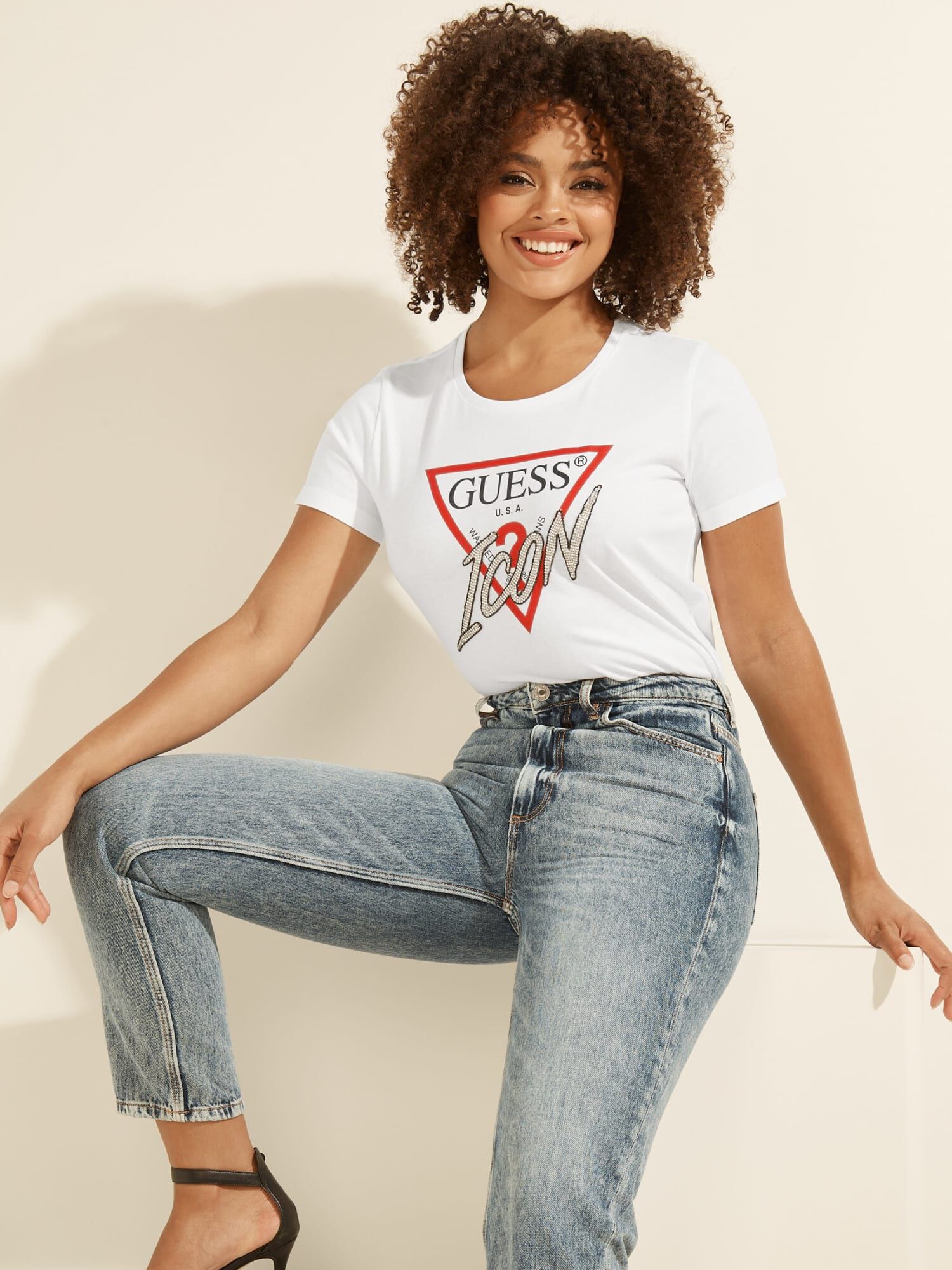 Guess icon shirt on sale