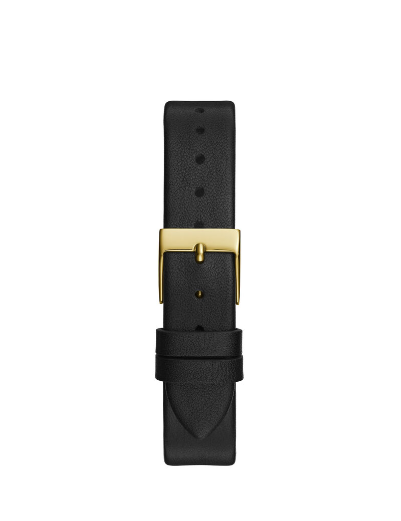 Gold And Black Analog Watch