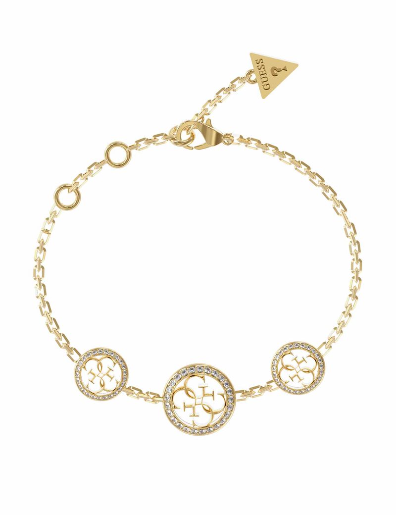 Triple 4G Logo Bracelet Yellow Gold