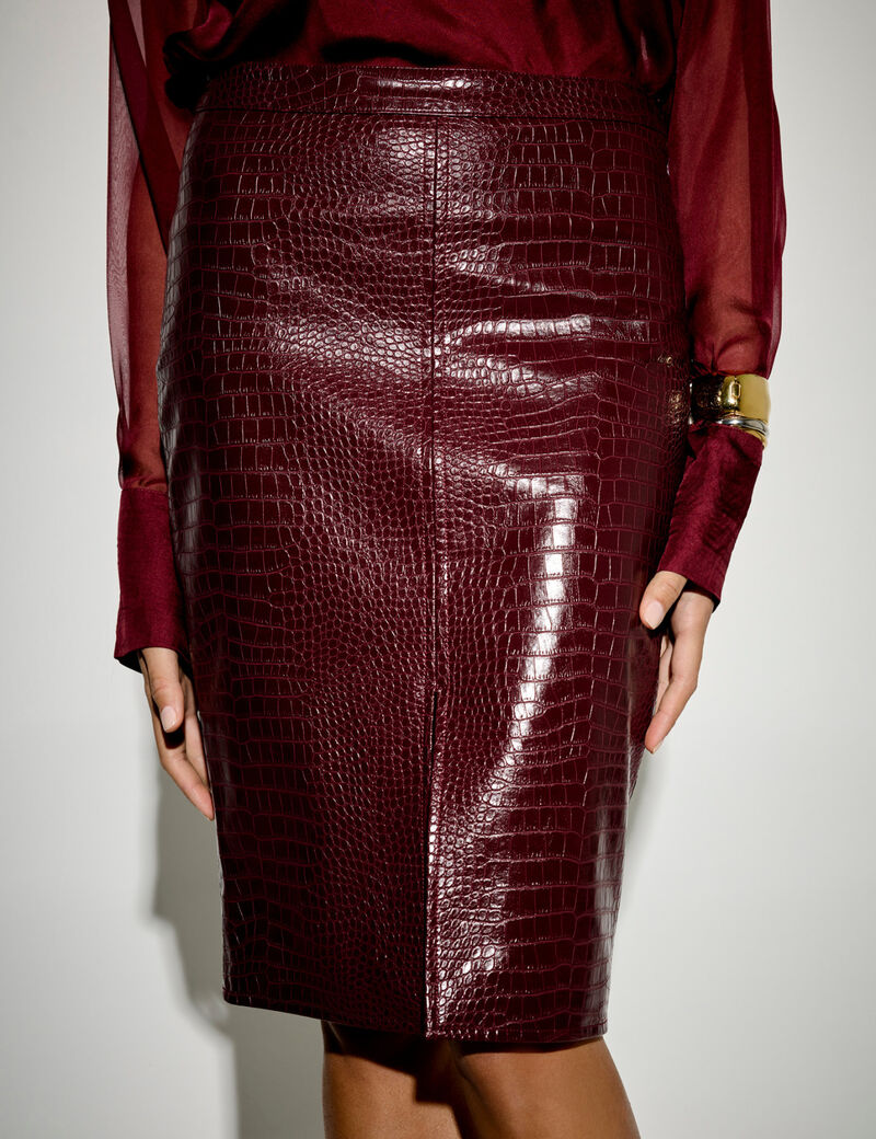 جيس leonie faux leather mini skirt