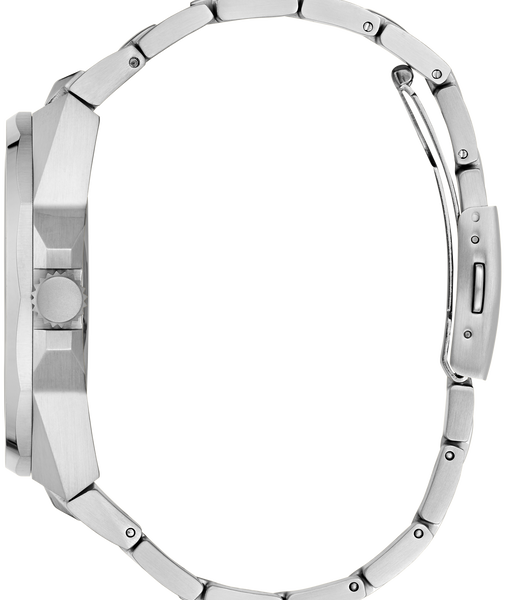 Mens Silver Tone Multi-function Watch