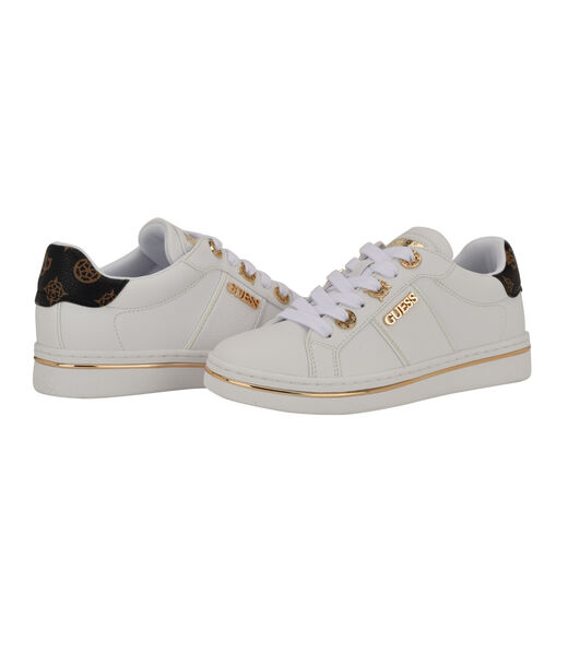 Stew Lace Up Low Profile Logo Detailed Sneaker