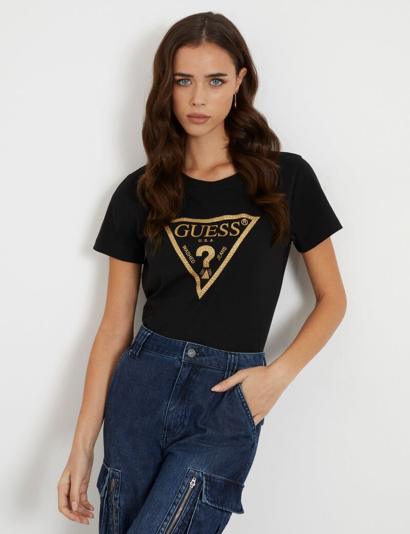 Triangle Logo Stretch T-Shirt