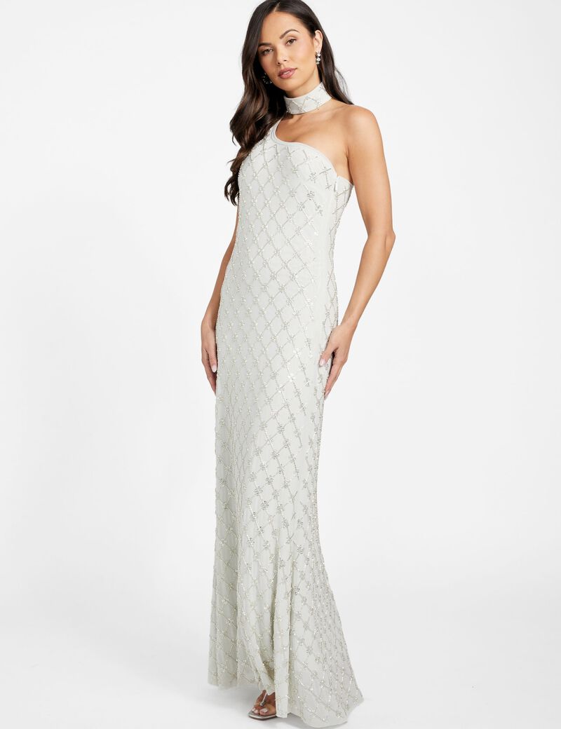 Marciano crystal long dress