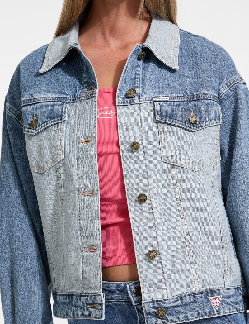 Oversized Denim Trucker Jacket