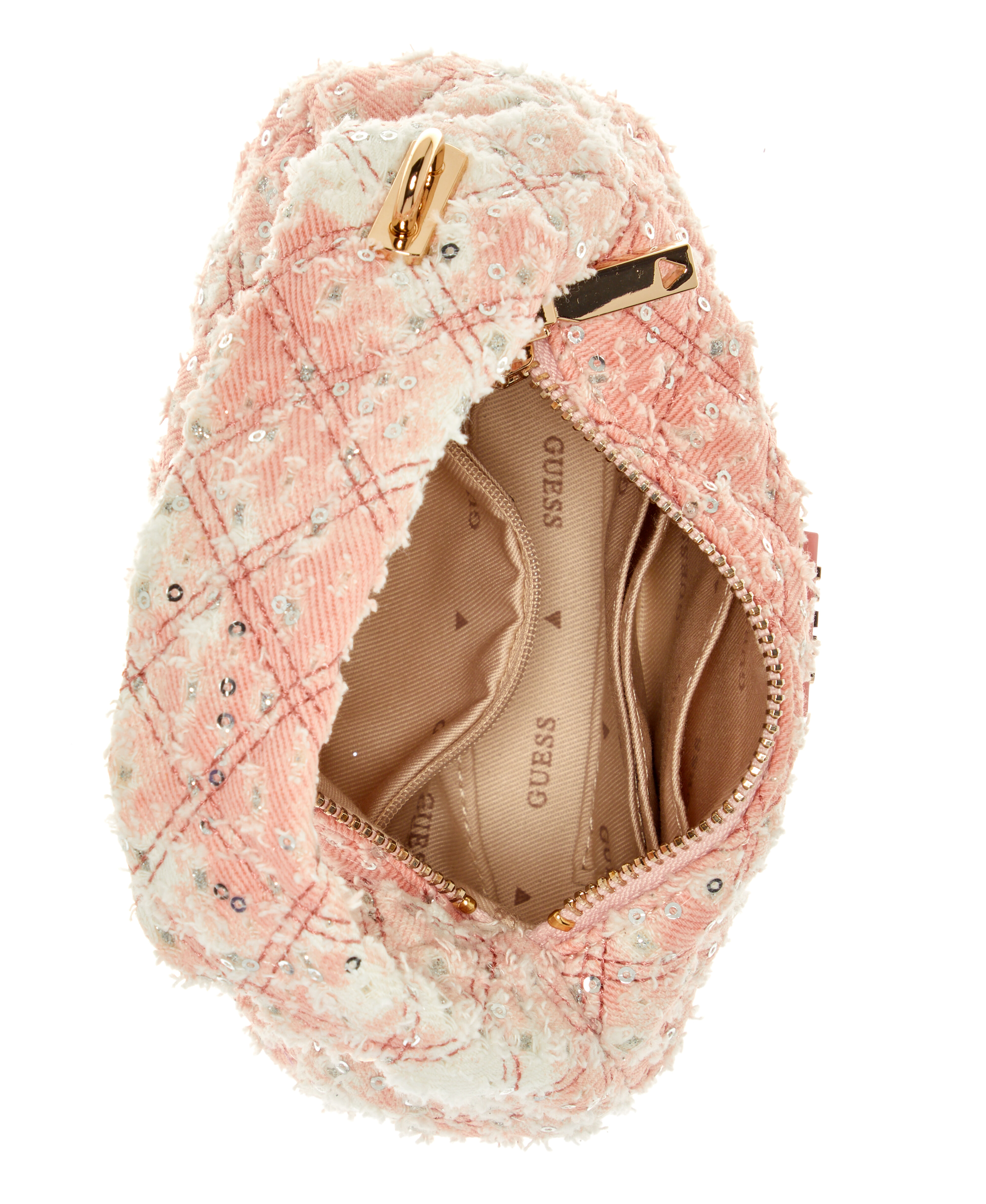 ★TOUT Y EST★ RIANEE QUILT Mini Flap Quilt Bag HO1A3A62 RIANEE QUILT MINI HOBO – GUESS