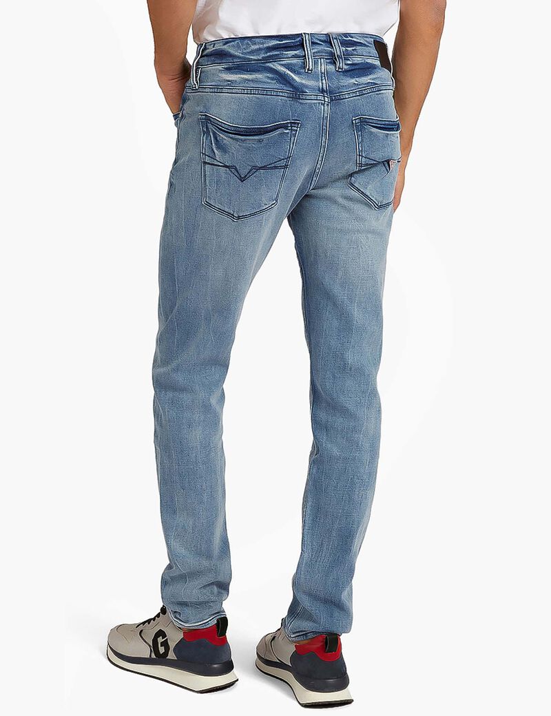 Faded Tapered Jeans