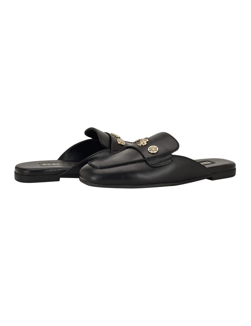 Aydeen Slip-on Backless Loafer Mule Flat