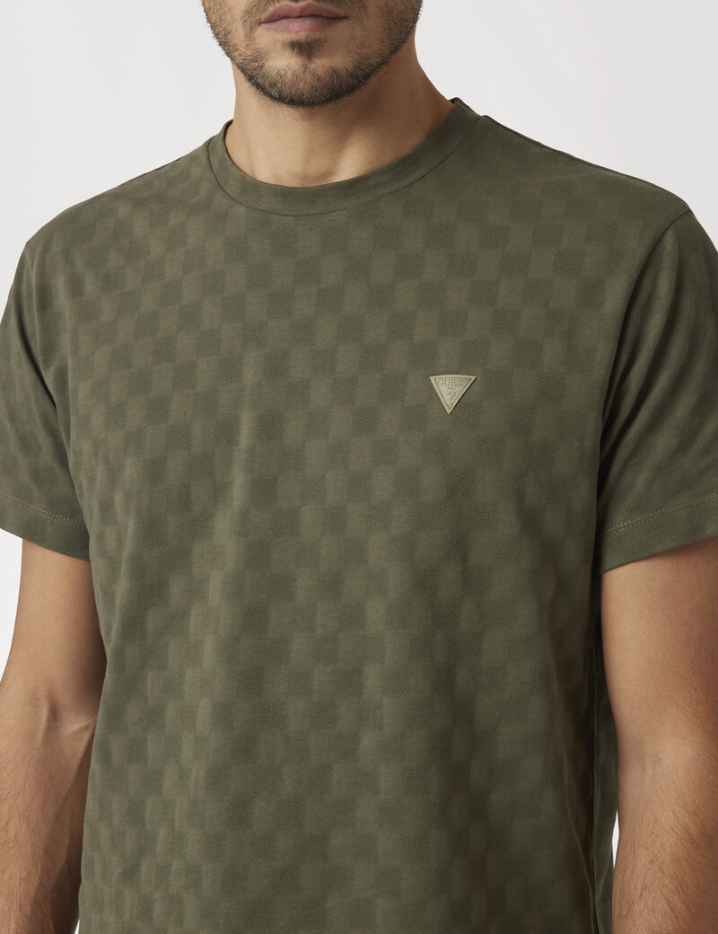Checked t-shirt