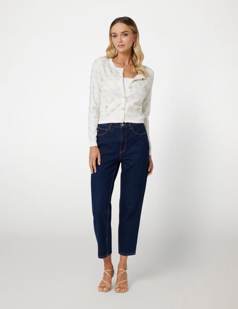 Paige 4g stones cardi sweater