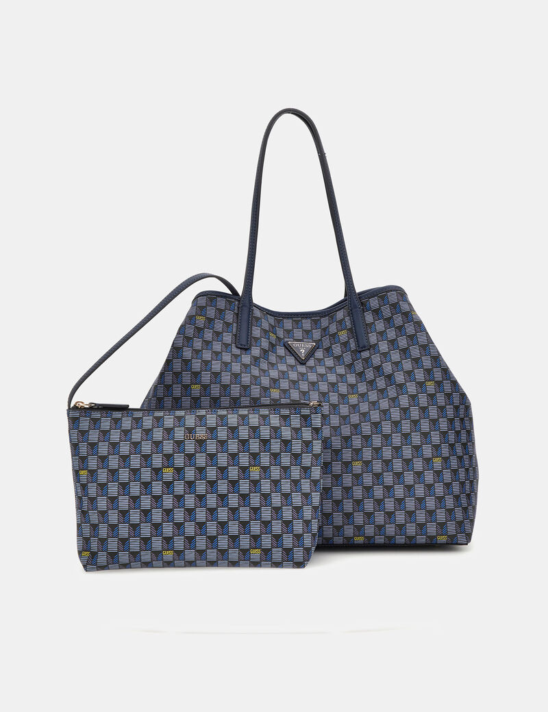 G Wave geometric-print shopper