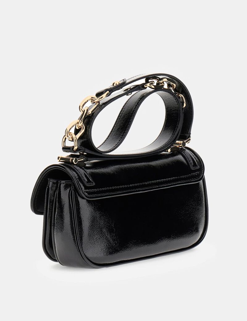Dea patent mini crossbody bag