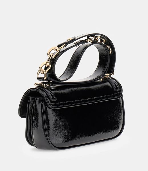 Dea patent mini crossbody bag