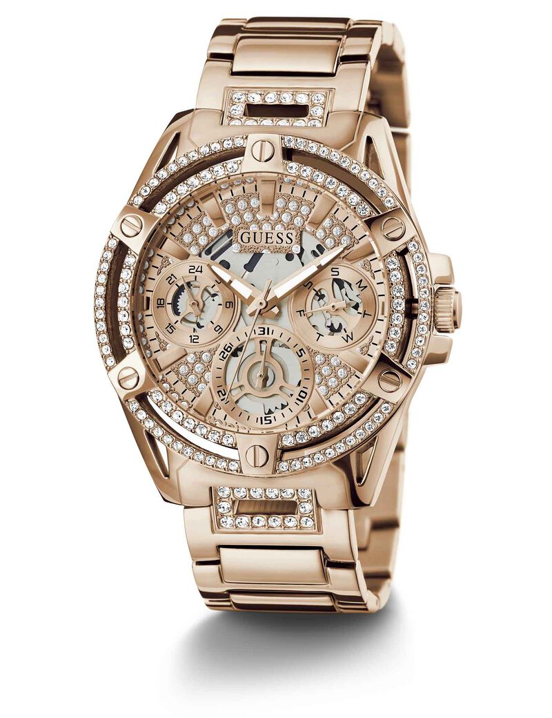 Rose-gold Rhinestone Watch