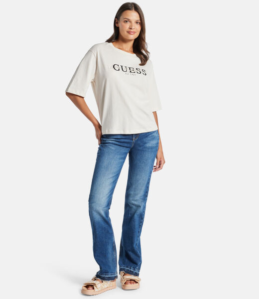 تي شيرت بوكسي بشعار الماركة