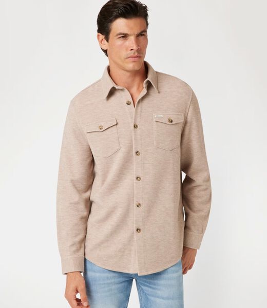 Wool blend shirt