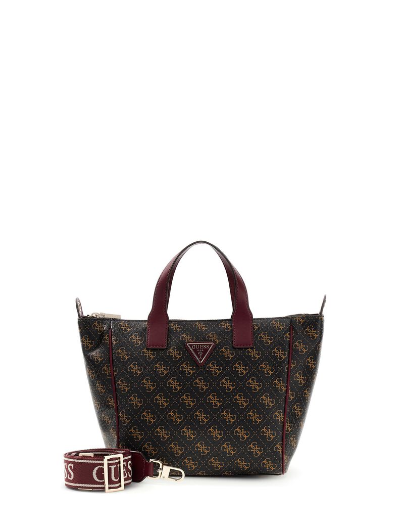 guess follie small tote bag