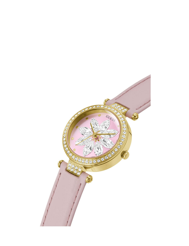 Pink Gold-Tone Analog Watch