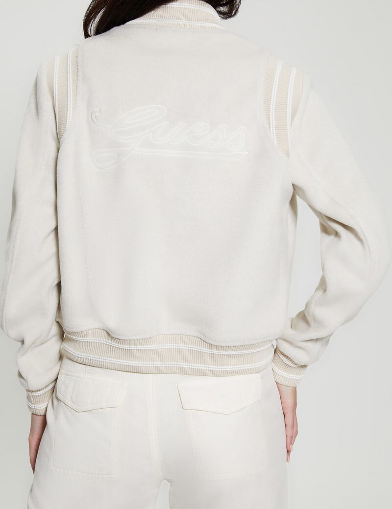 Back Logo Bomber Jacket