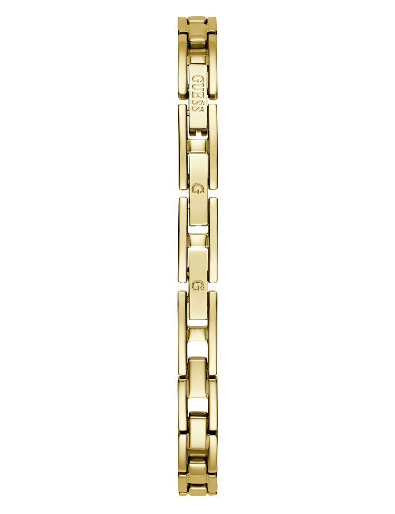 Gold Tone Quartz Analog Recycled Steel Watch