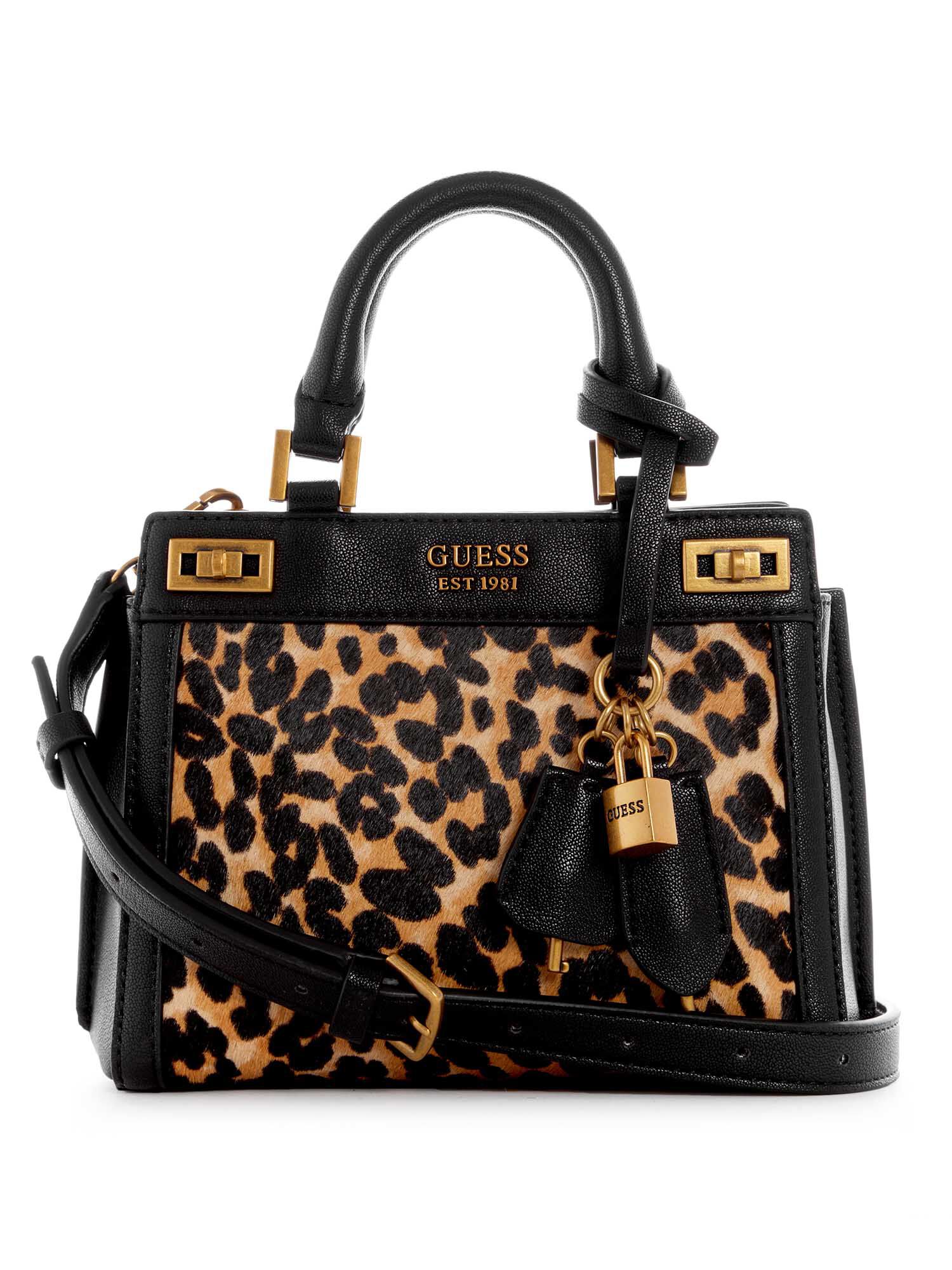 Guess cow print sale bag