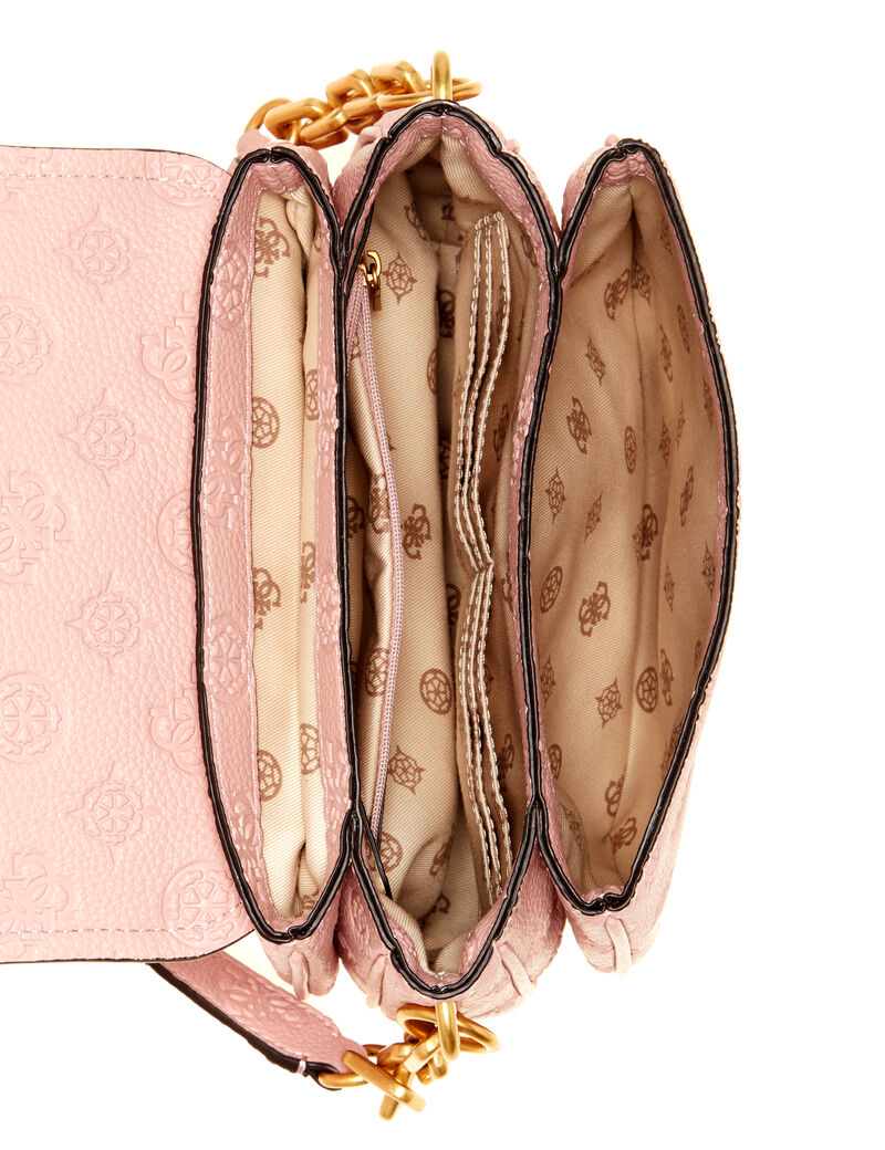 IZZY PEONY TRI CMPRTMNT FLAP