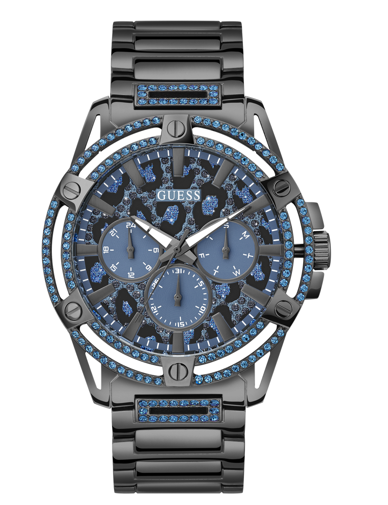 Mens Gunmetal Multi-function Watch