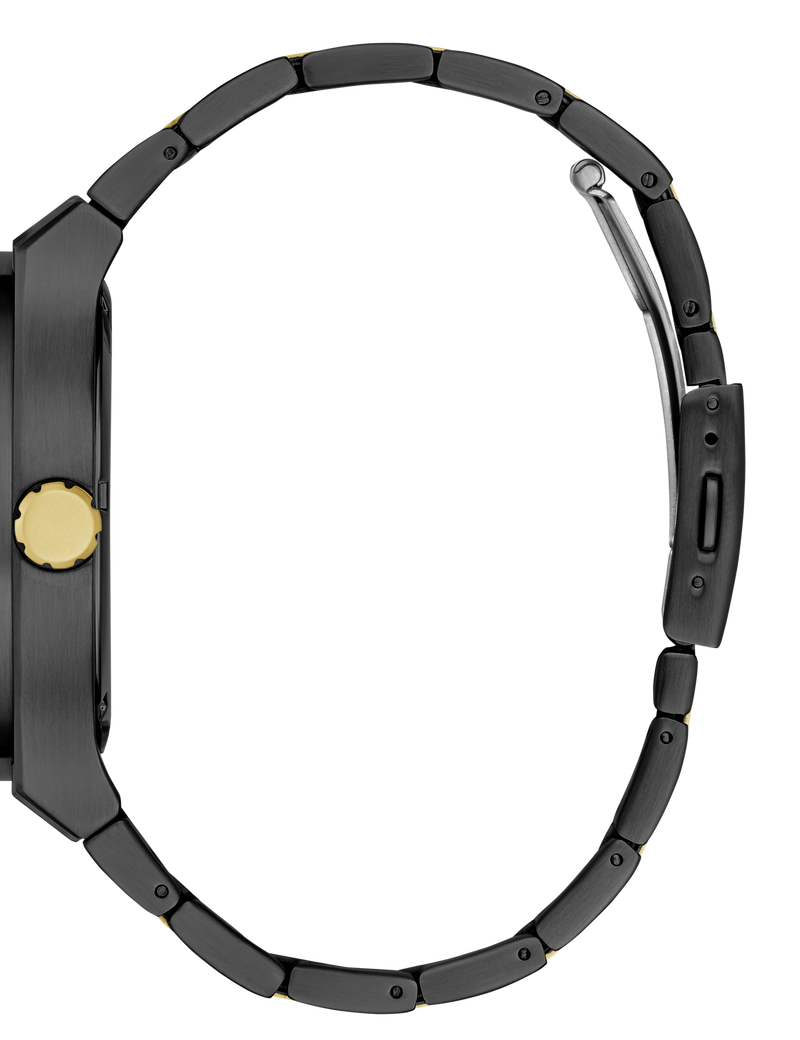 Mens Black Multi-function Watch