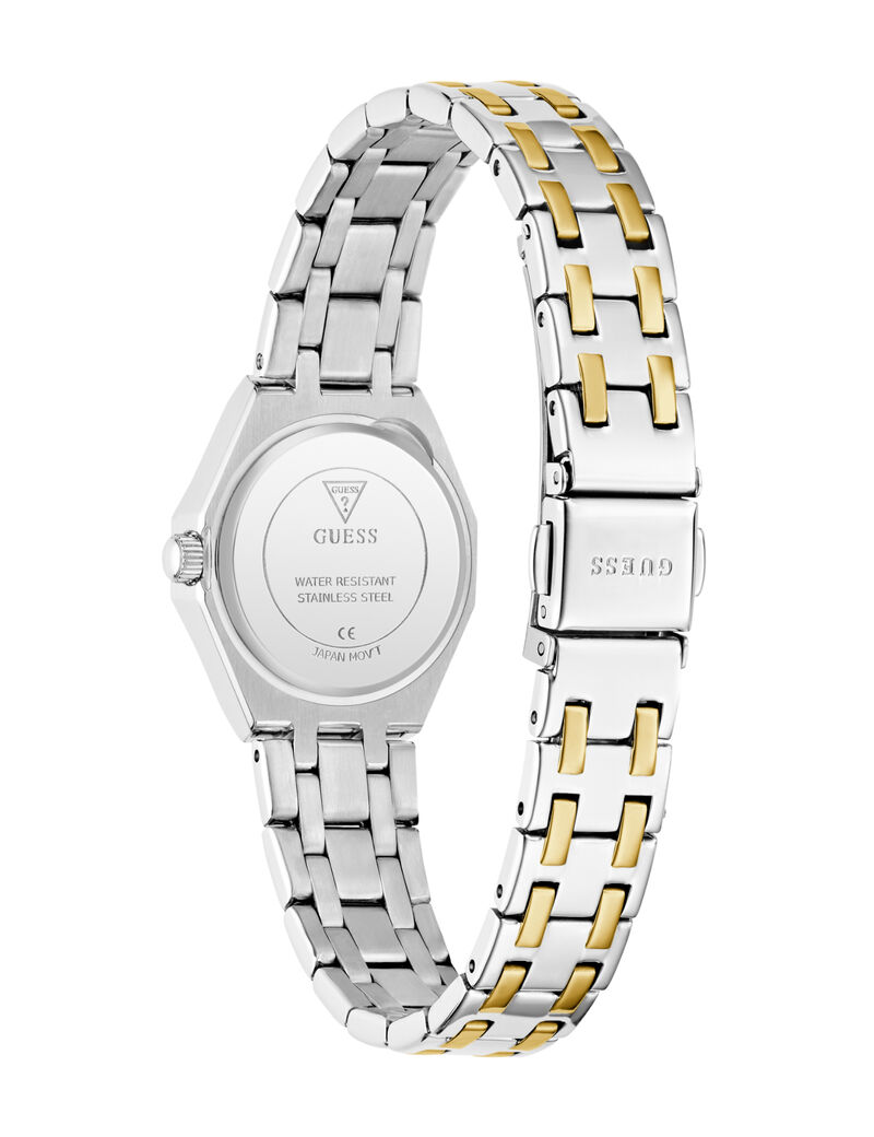 Ladies 2 Tone Round Analog Watch