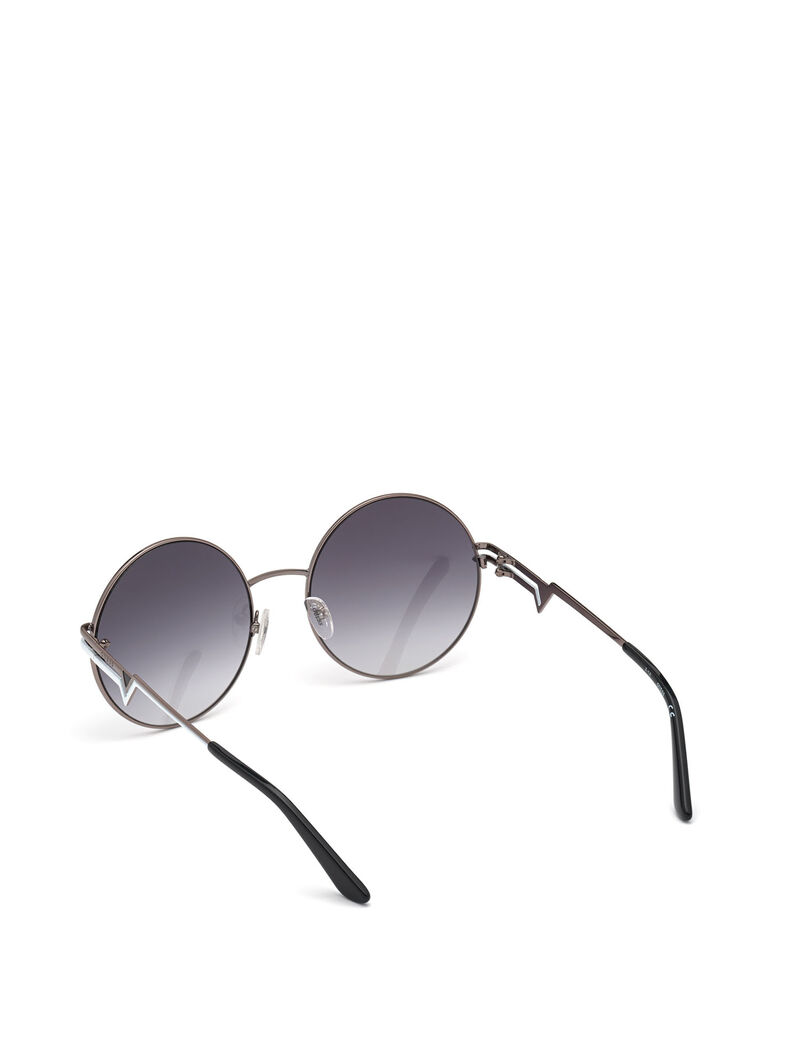 نظارة شمسية بعدسات دائرية