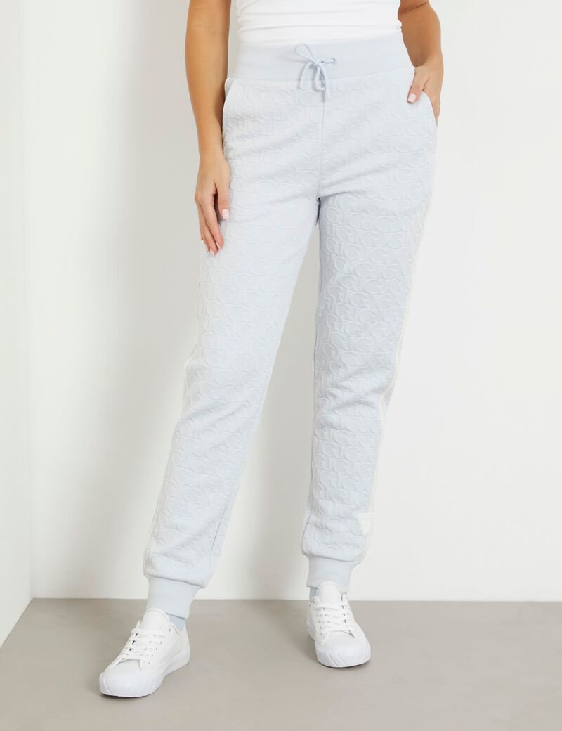 Embossed Gj Logo Jogger Pants