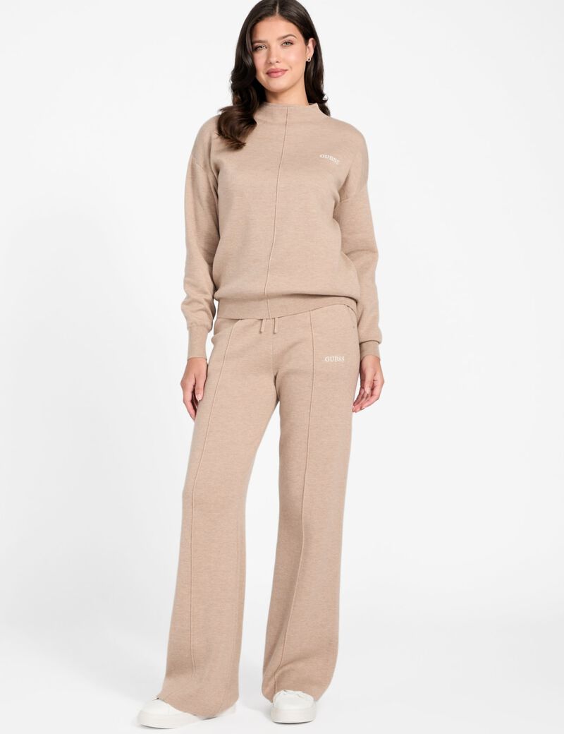 High neck sweatshirt