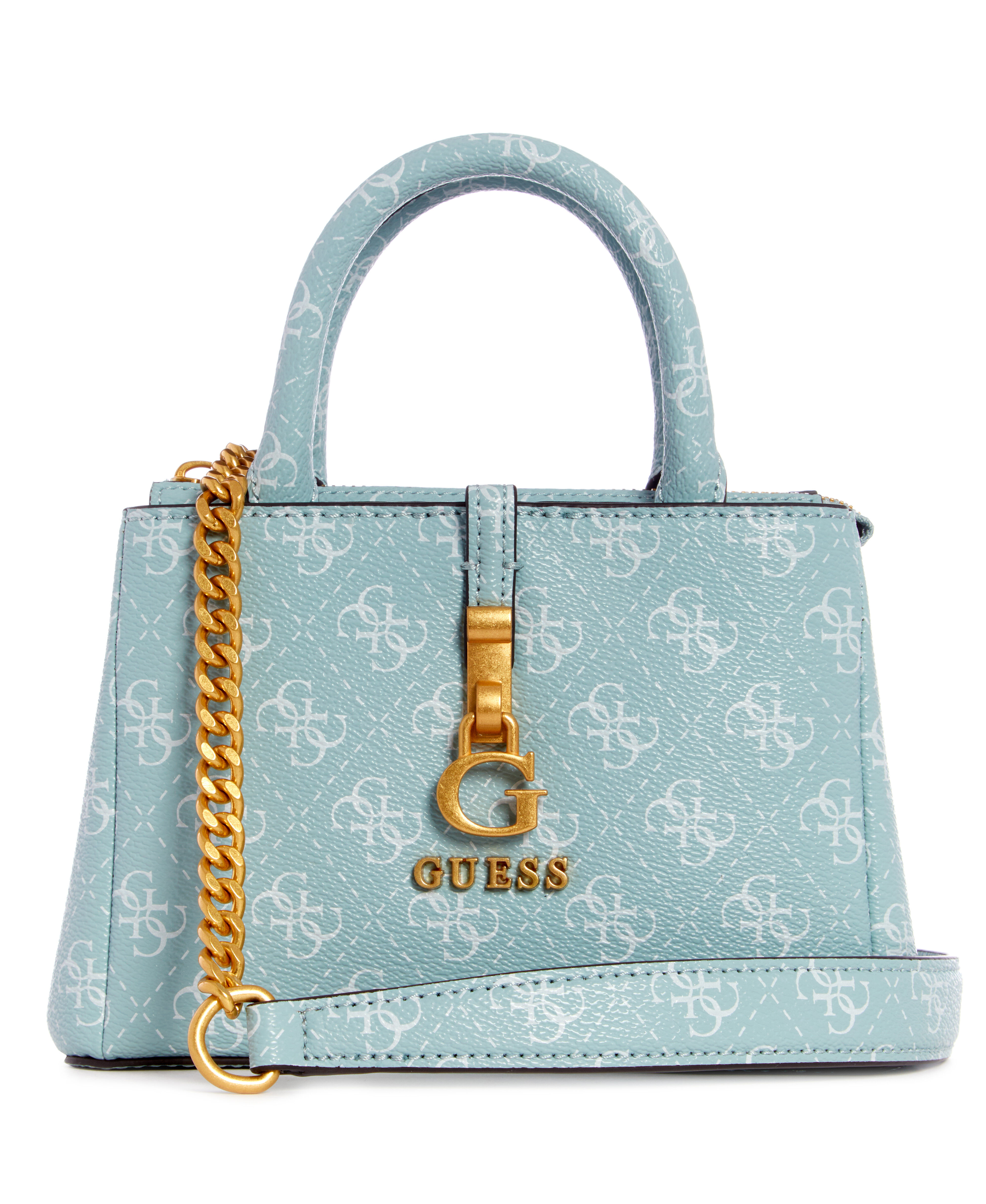 Shop GUESS G JAMES LOGO MINI SATCHEL, Blue | GUESS EGY