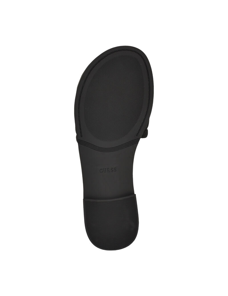 Elysone logo flat sandals