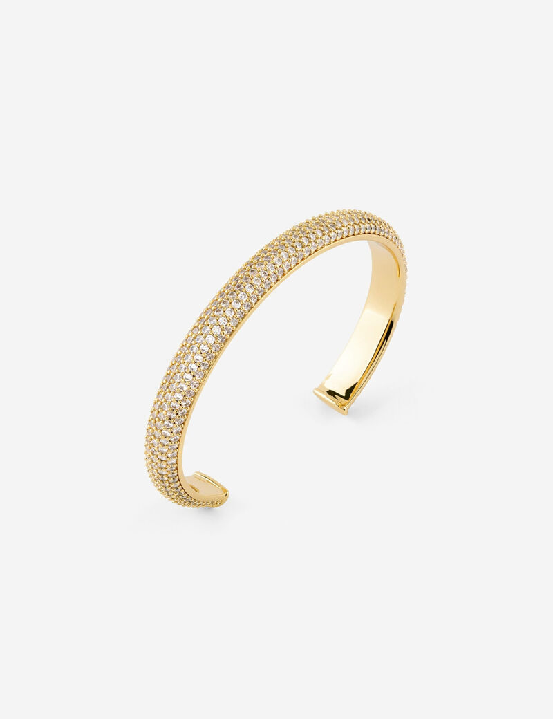 7mm essenza pave bangle