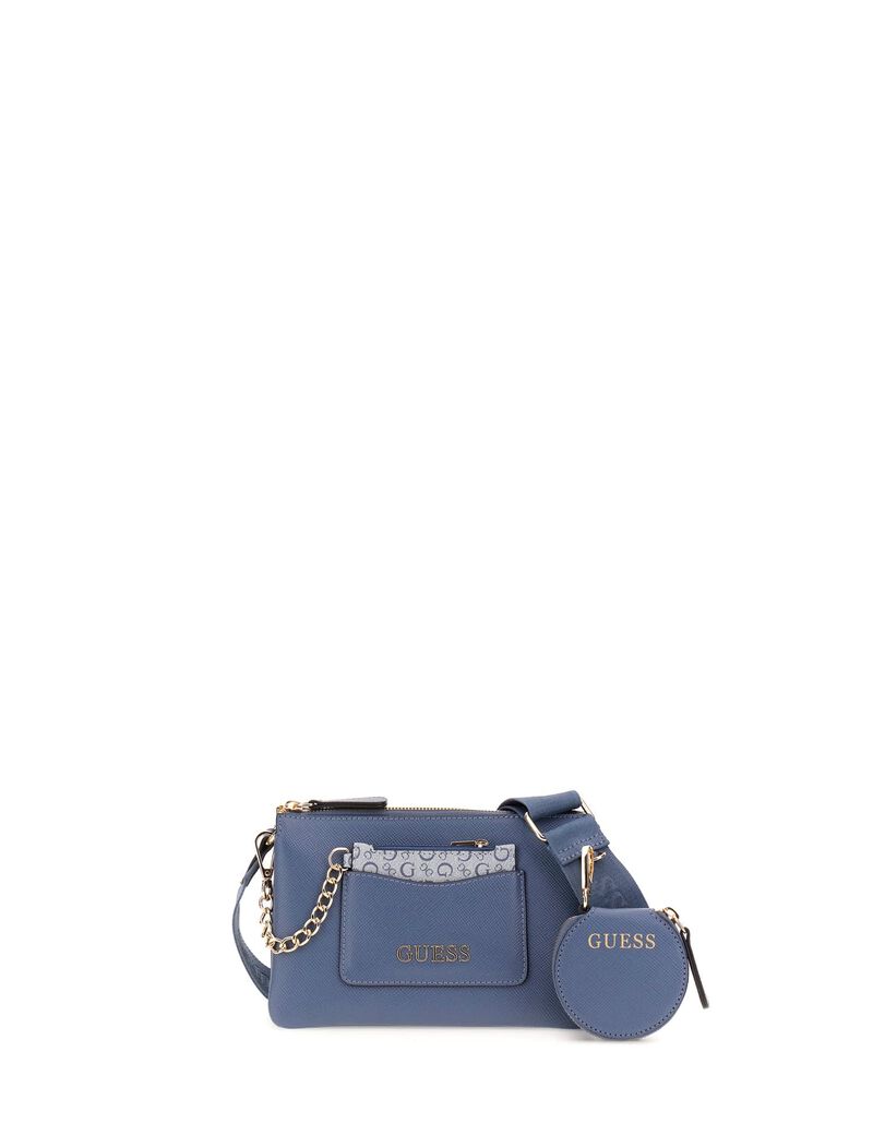 Demetria mini crossbody top zip bag