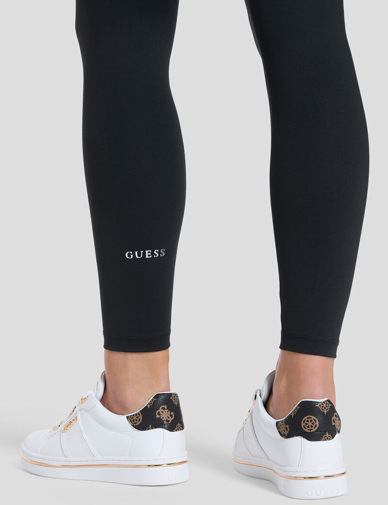 guess printed logo leggings